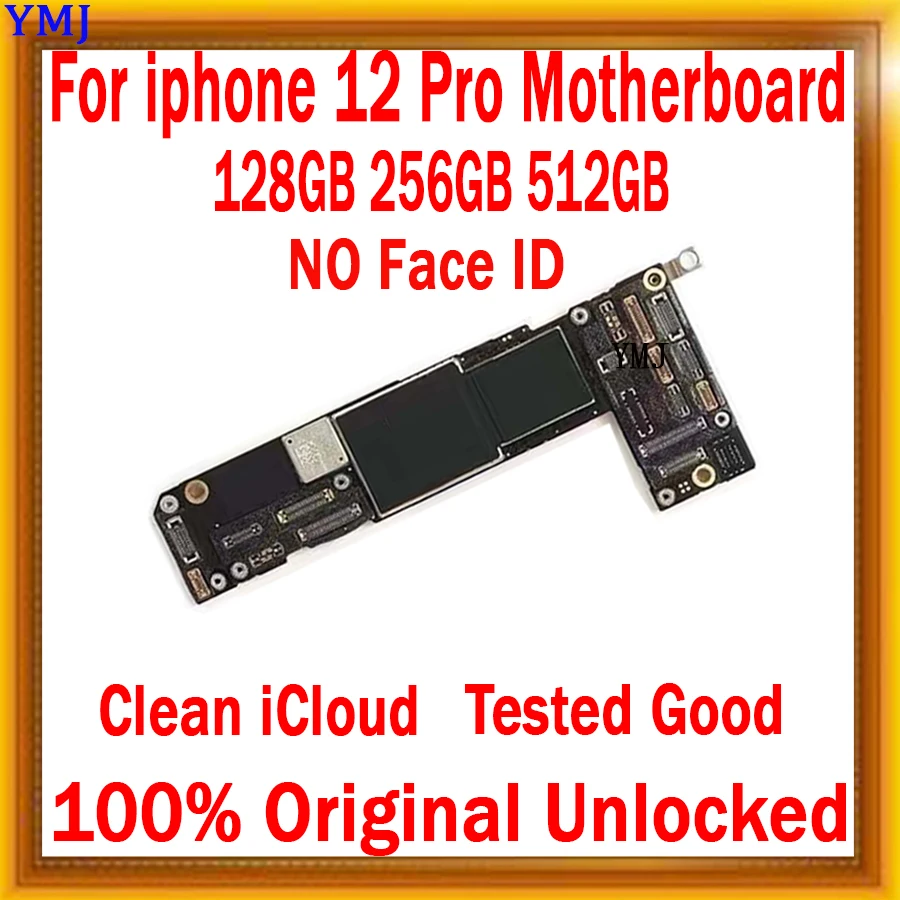 IPhone 12 Pro Mātesplati Nr. ID Kontu, Lte 4G 5G Tīkla Atbalsta Atjauninājums, Oriģināls, Atslēgt Mainboard Tīru ICloud Loģika Valde
