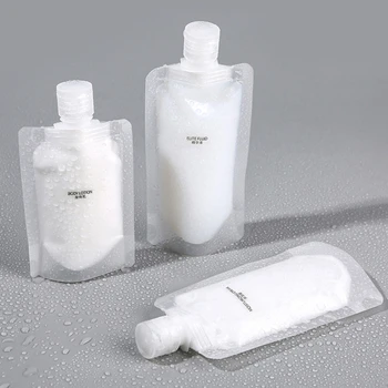 10PCS/Iestatīt Caurspīdīgu Grims Pudeli 30/50/100ml Plastmasas Mini Uzpildāmas Konteineru Tukši Kosmētikas Sub-tara