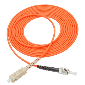 10pcs SC-ST fiber optic patch cord 1M 2M 3M 5M 7M 10M Simplex Mutimode kabeļu ST SC UPC optiskās šķiedras džemperis MM SX bezmaksas piegāde
