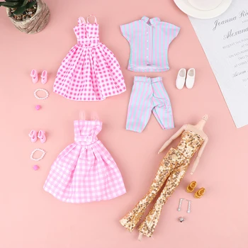 30CM Lelle Princese Kleita Vīriešu Apģērbu Lelle Pāris Lelles Apģērbu Aksesuāri Saģērbt Rotaļlietas Bērnu Dāvanas