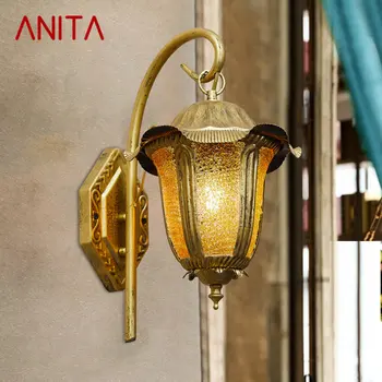 ANITA mūsdienīgā Stilā, Sienas Lampas Iekšpusē Radošo Vienkāršība Sconce LED Gaismas Dekori Mājas Guļamistabas Gultas
