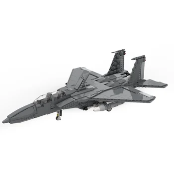 Autorizēts KM-29950 F-15 E Strike Eagle Militāro Tēmu Celtniecības Bloki Rotaļlietu Komplekts (1261PCS)