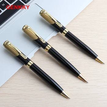 Biroja Lodīšu Pildspalvas Metāla Materiāls, Rotējošas Stila Tintes Krāsas Melna Zila 0.7 mm Rakstot Kancelejas preces Lodīšu Pildspalvas Skolu Birojs