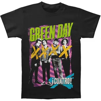Green Day Vīriešu Hypno 4 T Krekls Xx Liela Melna