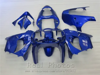 Jaunu karstā moto daļas aptecētājs komplekts Kawasaki Ninja ZX9R 2000 2001 zilā pārsegi uzstādīt ZX9R 00 01 UR02
