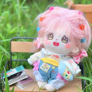Korejas Kpop EKSO 20cm Elks Lelle Anime Plīša Zvaigžņu Lelles Gudrs Pildījumu Attēls Rotaļlietas, Kokvilnas Baby Lelle Plushies Rotaļlietu Kolekcija Dāvanu
