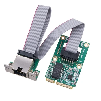 Mini PCI-E 1000Mbps Tīkla Karte Gigabit Ethernet NIC Adapteris RTL8111F PCI Express 10/100/1000M RJ45 LAN Datoru, DATORA