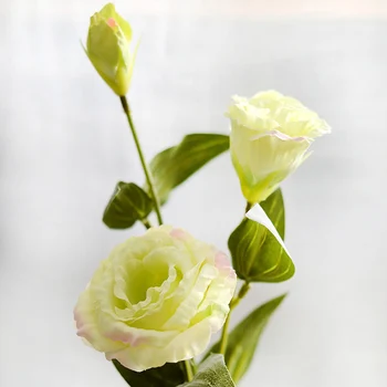 Mātes Diena Imitācijas Dekori Ziedu Sākuma Apdare Viltus Ziedu 70cm Mākslīgo Ziedu Trigeminal Eustoma Ziedu Kāzu Puse