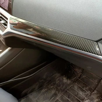 Nekustamā Oglekļa Šķiedras BMW G20 G28 325li 3. Sērijas 2019 2020 Centrālās Vadības Instrumentu Paneļa Apdare Auto Piederumi Interjera 2gab