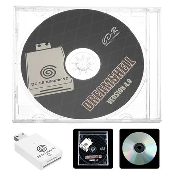 Pohiks 1pc Augsta Kvalitāte SD Karšu Lasītājs Adapteri Portatīvo Mini GD-ROM, CD Karšu Lasītāji S-ega Dreamcast Dreamshell