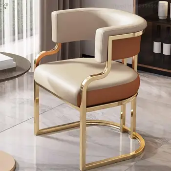 Relaksējoša Ziemeļvalstu Ēdamistabas Krēsli, Biroja, Virtuves Krēsli Dizaineru Ēdamistabas Krēsli Atsevišķu Krēslā Sillas De Comedor Mēbeles