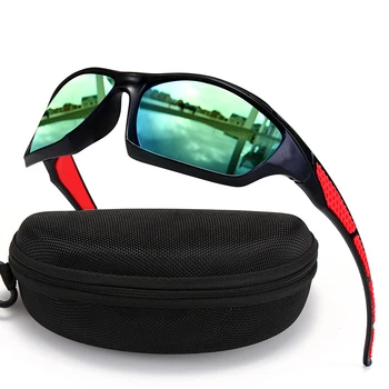 Saulesbrilles Āra Riteņbraukšanas Sporta Brilles Krāsains Lēcas MTB UV400 Velosipēdu Saulesbrilles Vīriešiem Velosipēdu Stikla Braukšanas Polarizētās