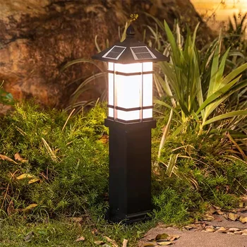 TEMAR Āra Saules Zālienu Lampa LED Gaismas Klasiskā Ūdensizturīgs Mājās Villa Garden Apdare