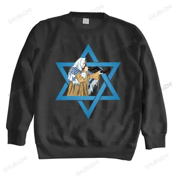 vīriešu rudens sporta krekls melns hoody armija t dry fit īsām piedurknēm baltā ebreju dāvida zvaigzni vīriešu shofarmens shubuzhi hoodies